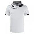 New Arrivals Stitching Color Matching Collar Bottoming Shirt