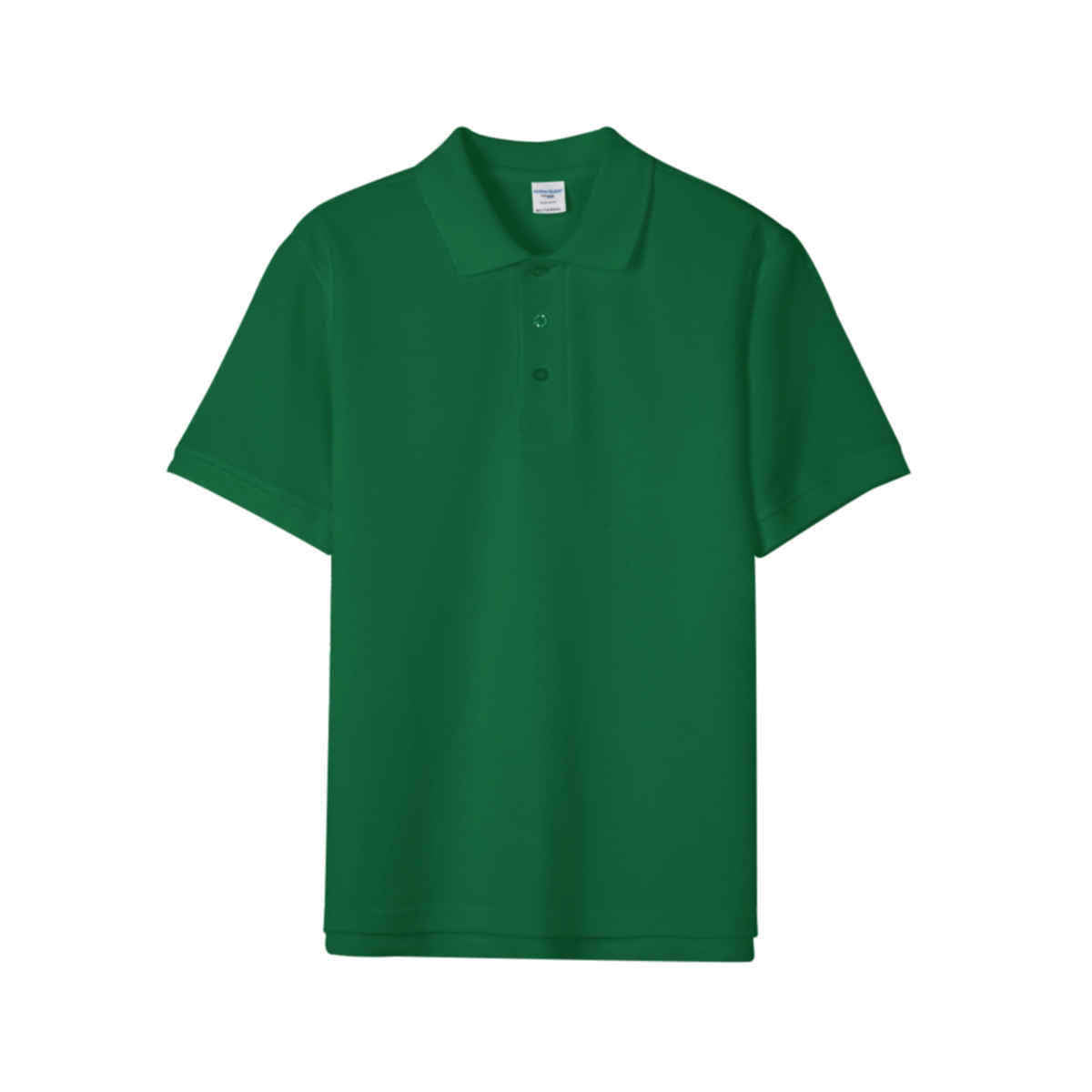 Unisex Plus-Size Solid Color Casual Polo Shirt