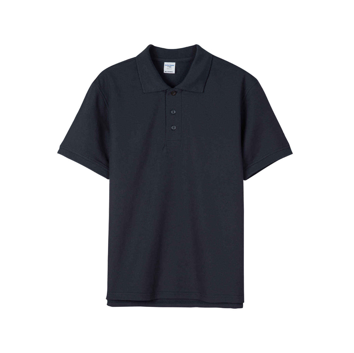 Unisex Plus-Size Solid Color Casual Polo Shirt