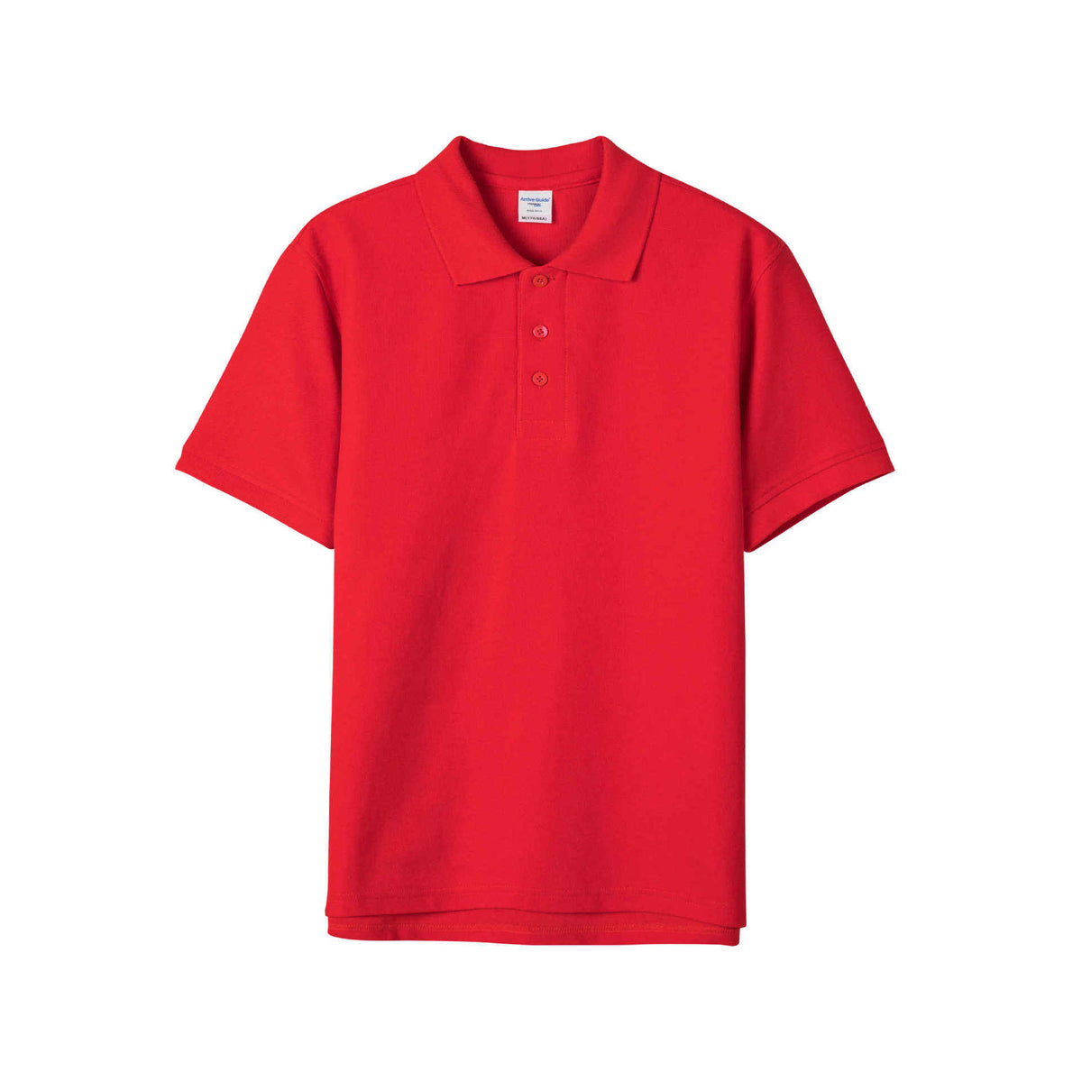 Unisex Plus-Size Solid Color Casual Polo Shirt