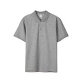 Unisex Plus-Size Solid Color Casual Polo Shirt