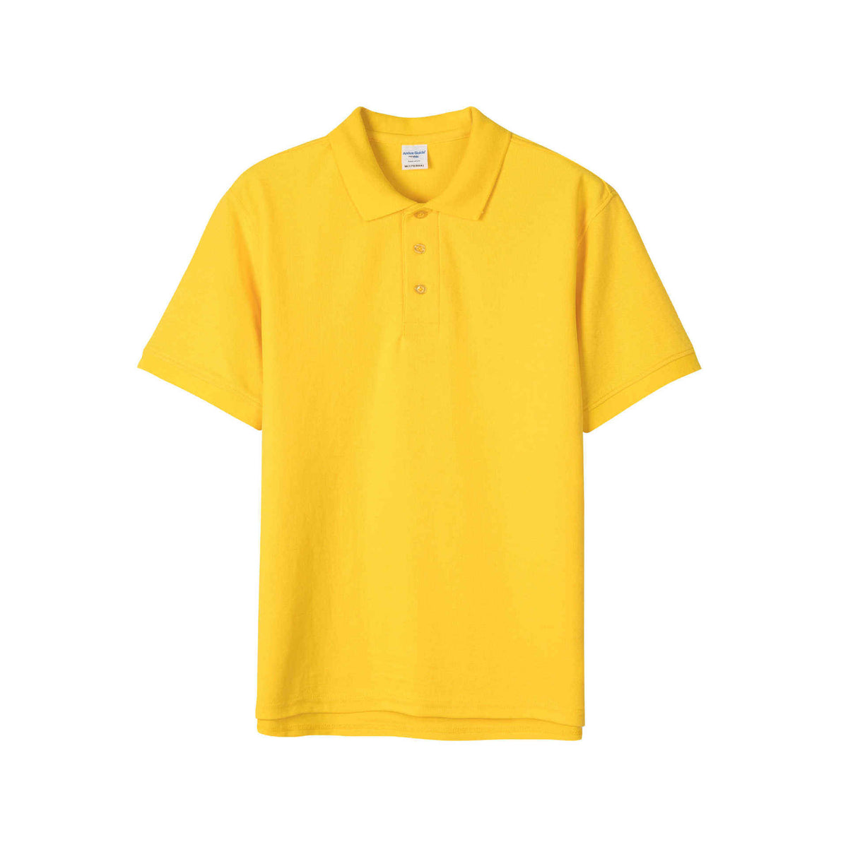 Unisex Plus-Size Solid Color Casual Polo Shirt