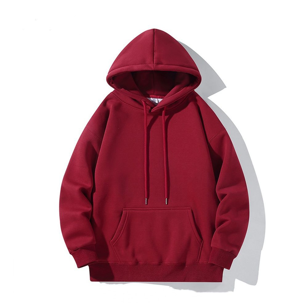 Retro Street Solid Color Hooded Thickened Loose Outfit Jacket