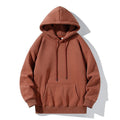 Retro Street Solid Color Hooded Thickened Loose Outfit Jacket
