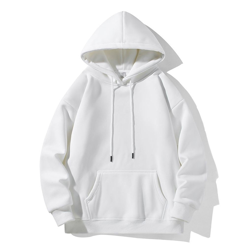 Retro Street Solid Color Hooded Thickened Loose Outfit Jacket