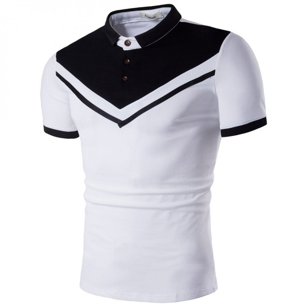 Men's Casual Short-Sleeved Polo Shirt