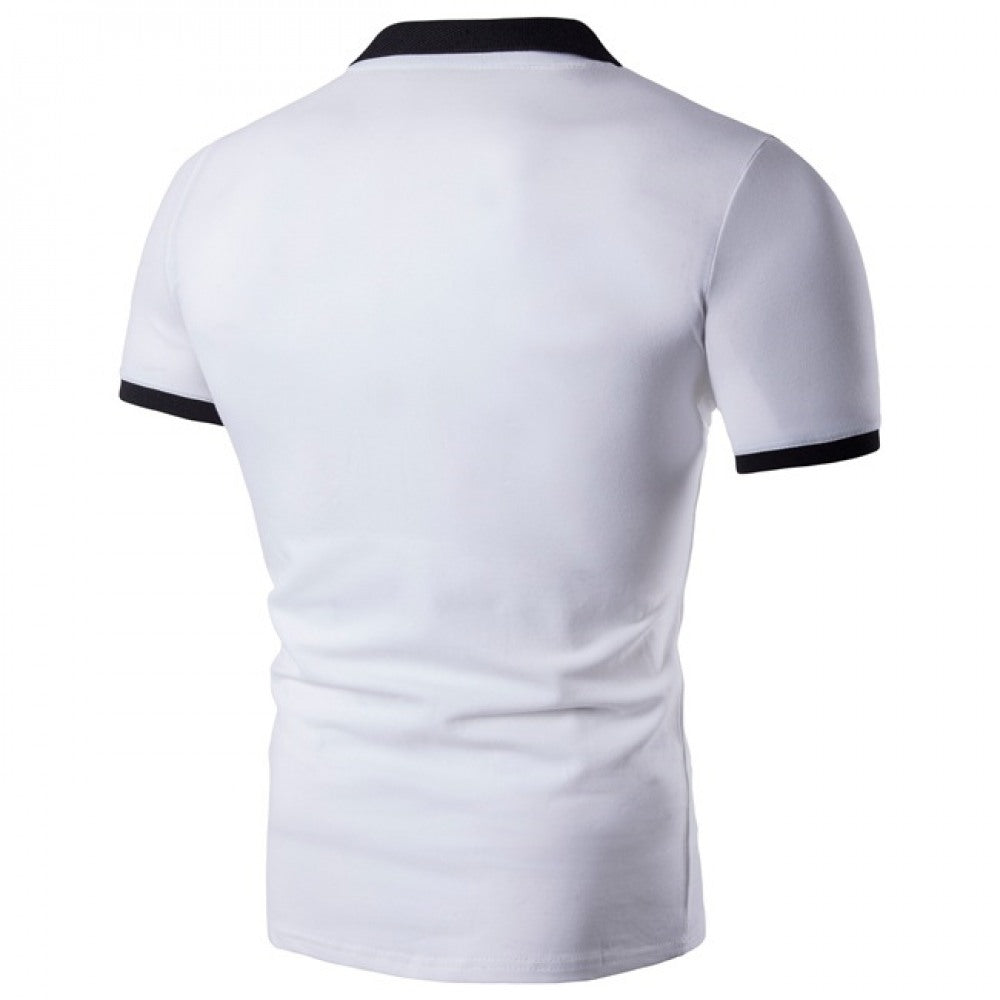 Men's Casual Short-Sleeved Polo Shirt